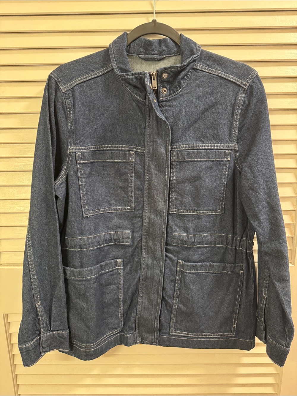 Gloria Vanderbilt Blue Denim Utility Jacket